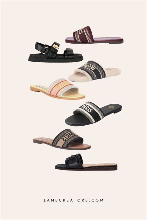 dior act sandals dupe|christian dior slides dupe.